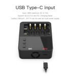 Nouveau chargeur de batterie intelligent ISDT type-c QC3.0 sortie pour écran d'affichage de batterie Li-ion AA AAA et prévention des incendies